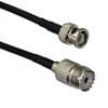 SAIYRMKQ UHF PL259 Male Plug & SO239 Female Jack to BNC Male Connector Crimp RG58 RG316 Cable Wire Terminal RF Jumper Pigtail 6inch~10M(RG316 PL259 to BNC,8M) view 4
