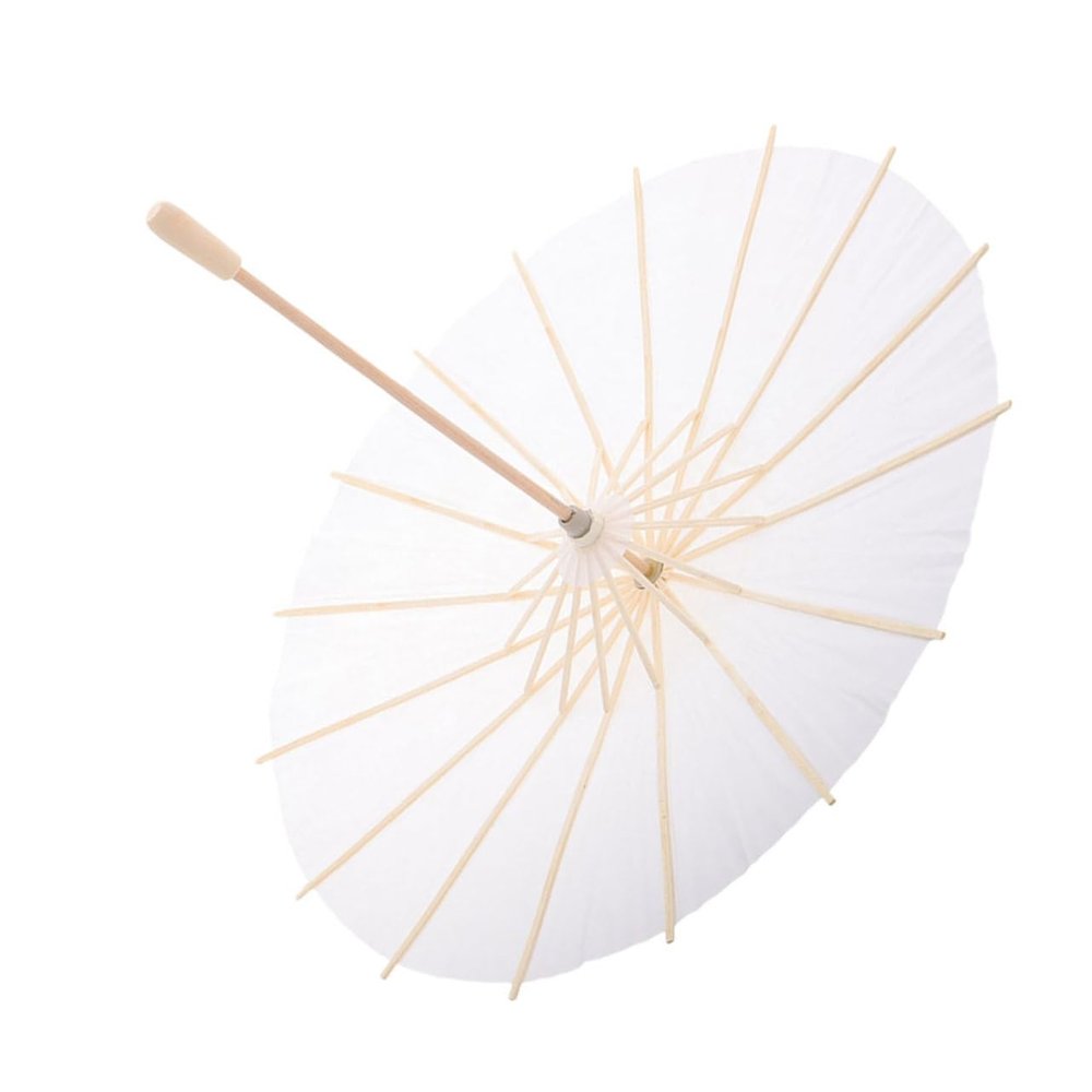 ERINGOGO DIY Blank Oil Paper Umbrella Chinese Japanese Parasol for Crafting Custom Designs and Decoration Sunshade for Weddings Parties Photography and Special Occasions