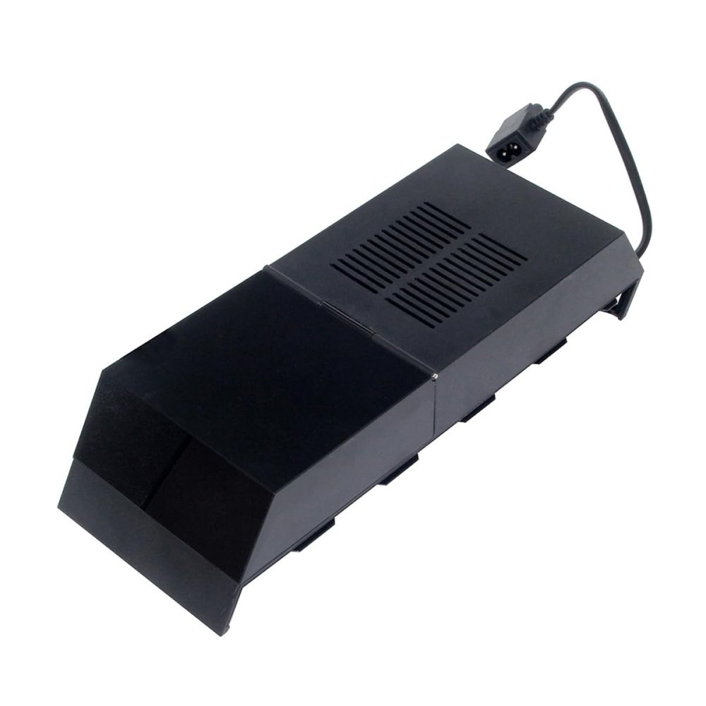 Balacoo Hard Drive Enclosure for 3.5 Storage Compatible with PlayStation 4 Black with Flip-Open Lid for Gamers