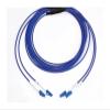 GHZHANG 20m 2 Core Armoured Fiber Optic Patch Cable 2C SM MM OM1 OM2 OM3 Indoor Outdoor LC SC FC ST LSZH TPU FTTH Jumper 2 Cores 20m (LC-LC,2C Gray OM2) view 2