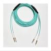 GHZHANG 20m 2 Core Armoured Fiber Optic Patch Cable 2C SM MM OM1 OM2 OM3 Indoor Outdoor LC SC FC ST LSZH TPU FTTH Jumper 2 Cores 20m (LC-LC,2C Gray OM2) view 4