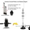 2m 70cm GMRS Antenna, Outdoor Indoor Desktop Police Scanner Antenna for House, 25-3000Mhz VHF UHF FM CB GMRS ADSB for SDR/Air FM Receiver/ADSB Flightaware,16.4ft Cable BNC SMA SO239 Magnetic Base view 2