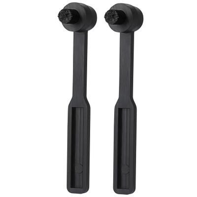 UKCOCO 2pcs Stylus Cleaning Brush Compact Vinyl Record Cleaners for Turntable Needles Gentle Material for Safe Use and Versatile Cleaning of Records and Electronics