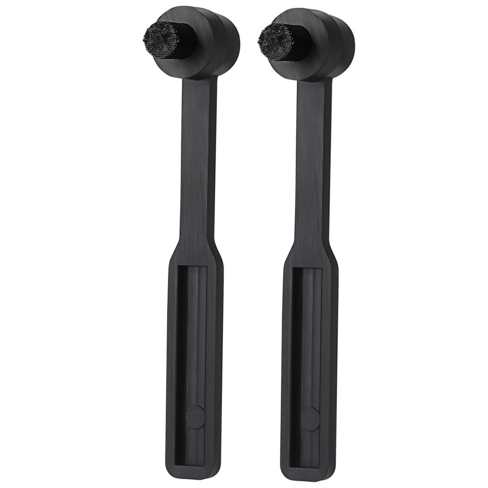 UKCOCO 2pcs Stylus Cleaning Brush Compact Vinyl Record Cleaners for Turntable Needles Gentle Material for Safe Use and Versatile Cleaning of Records and Electronics