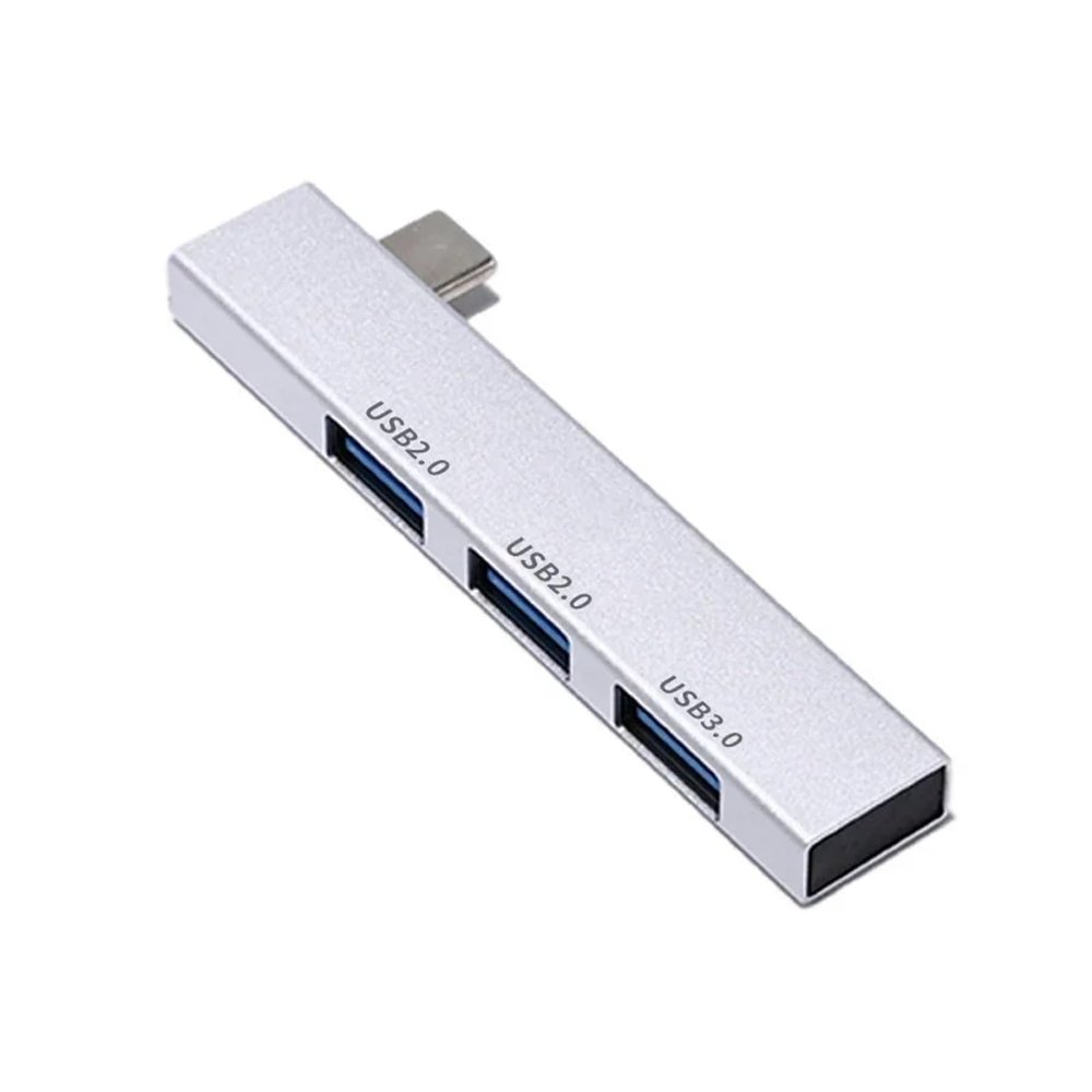 ZHANGLH Type C USB Hub to 3-Port USB 3.0 2.0 Splitter Expander for PC Mobile HDD PC OTG Mice Keyboard(Silver)