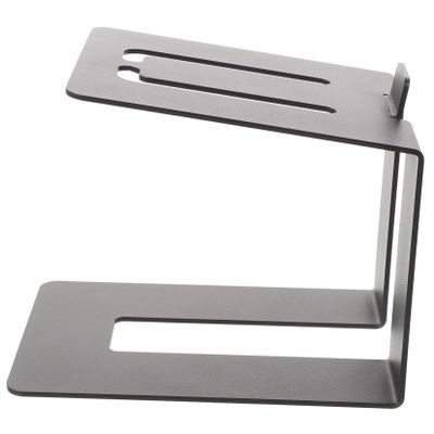 Totority Black Desktop Speaker Stands Universal Speaker Bracket for Sound Systems 1-Piece Metal Holder for Studio Monitors