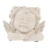 Kisangel 1Pc White Angel Desktop Speaker Stand Resin Practical Audio Holder Multifunctional Flowerpot Compatible with Echo Point for Studio and Home Use view 4
