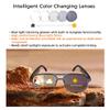 Jawploy Smart Glasses Bluetooth Audio Glasses Sunglasses Blue Light Glasses for Men Women Color-Change UV Protection Dual Mic view 3