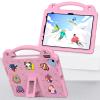 AKABEILA Compatible with Apple iPad 10 2022 10.9 inch/iPad Air 4 2020 10.9 inch/Pro 11 2018/2020/Air 5 2022 10.9 inch/Pro 11 2021/2022 Tablet Case, Shoulder Strap & Pen Tray for Girl Kid Gift Pink view 4