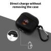 America Germany Flag Tree Roots USA Compatible with AirPods 4 Bluetooth Charging Earphone Case Protector Cover with Keychain Full Protection view 3