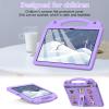AKABEILA Compatible with Lenovo Tab P12 12.7 inch(2023) Tablet Case, Lightweight Shockproof Protective Case with Stand Handle & Shoulder Strap for Girl Kid Gift- Light Purple view 2