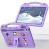 AKABEILA Compatible with Lenovo Tab P12 12.7 inch(2023) Tablet Case, Lightweight Shockproof Protective Case with Stand Handle & Shoulder Strap for Girl Kid Gift- Light Purple view 4