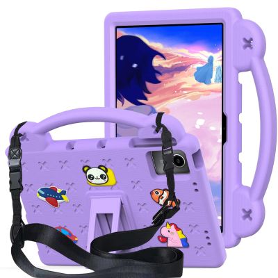 AKABEILA Compatible with Lenovo Tab M11/Tab P11 Plus/Tab P11/Xiaomi Redmi Pad SE(2023) 11 inch Tablet Case, Kids Shockproof Protective Case with Stand Handle for Girl Kid Gift- Light Purple
