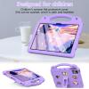 AKABEILA Compatible with Lenovo Tab M11/Tab P11 Plus/Tab P11/Xiaomi Redmi Pad SE(2023) 11 inch Tablet Case, Kids Shockproof Protective Case with Stand Handle for Girl Kid Gift- Light Purple view 2