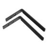 Healifty 2pcs Soundbar Wall Mount Bracket Heavy Duty Speaker Holder for Easy Installation Soundbar Mounting Shelf for Home Theater Setup view 1