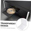 Alipis 10Pcs Transparent CD Cases Portable Hard Storage Boxes for DIY Media Video for Wedding Videos and Mixtapes Great present for Friends and Family view 3