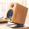 2Pcs Metal Speakers Base 16 Tilted Desktop Speakers Stands Monitors Computer Speakers Bracket for Small Speakers view 4
