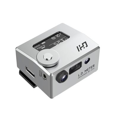 CHI L.D. Light Meter Pro - Precise Lighting and Laser Distance Measure for Leica and Vintage Camera Film Photography (Silver)