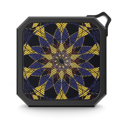 Vibrant Bluetooth Speaker Outdoor Adventures Portable Sound System Festival Gear Hiking '10.Rare.Journey' Art by Mitzisniftis