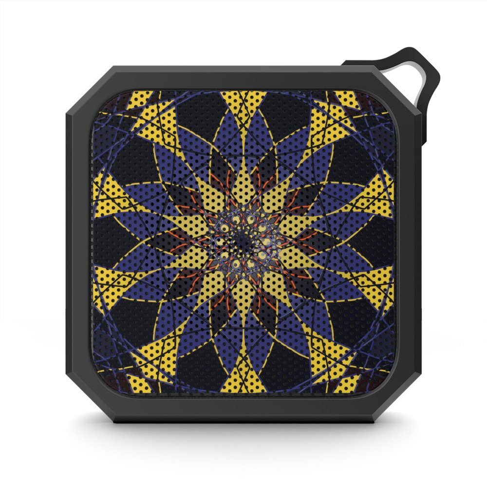 Vibrant Bluetooth Speaker Outdoor Adventures Portable Sound System Festival Gear Hiking '10.Rare.Journey' Art by Mitzisniftis