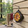 Vibrant Bluetooth Speaker Outdoor Adventures Portable Sound System Hiking Music Lovers '1.Uncommon.Journey' Art Mitzisniftis view 3