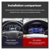 Car Digital Cluster Instrument 12.3" LCD Digital Cluster Fit For Dash Display Virtual Cockpit Speedometer Panel Upgrade Fit For Chevy Silverado Fit For GMC Sierra 2014-2019 Dash Instrument Panel(Lcd S view 2