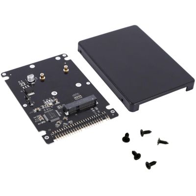 Aluminum mSATA SSDs to 2.5" PATA/IDE Adapter Card with Case Support 3*5cm 3*7cm mSATA Solid State Drives (SSD)