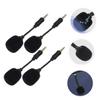 Garneck 4 PCS Mini Noise Canceling Microphone for Streaming PC and Mobile Use Portable Omnidirectional Mic Clip for Live Singing and Recording view 2