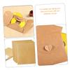 Tofficu 50pcs Cd Sleeves Envelopes Retro Kraft Paper Case for Party DVD Binder Storage Protect Your Media Style view 2