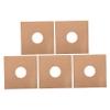 FUTUREORYY 5pcs Kraft Vinyl Record Inner Sleeves 12 Inch Blank Matte Album Covers for Anti-Static Protection and Storage view 1