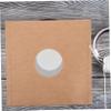 FUTUREORYY 5pcs Kraft Vinyl Record Inner Sleeves 12 Inch Blank Matte Album Covers for Anti-Static Protection and Storage view 4