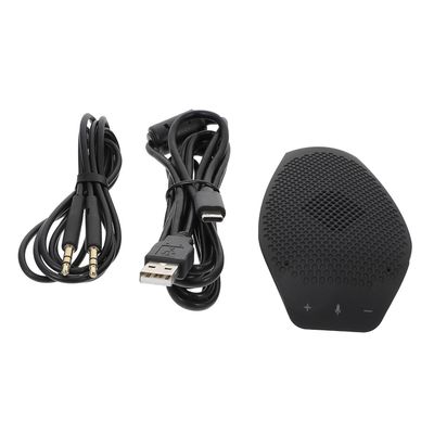 DIYEAH 1Pc Directional Microphone for Laptop Compact Design Durable Material for Conference Calls Live Streaming Voice Chat Black