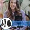 DIYEAH 1Pc Directional Microphone for Laptop Compact Design Durable Material for Conference Calls Live Streaming Voice Chat Black view 3