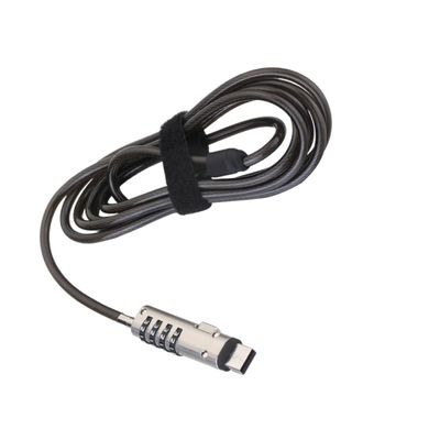 Vaguelly Lock Portable Password Lock with Flexibility Scratch Design for Notebook Security and Digital Device Protection