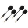 DECHOUS 4PCS Portable Noise Reduction Microphone Set Mini Recording Mic for Live Streaming Voice Recording Compatible Smartphones and Computers view 1