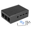 Respicefinem Aluminum Alloy Case for 4 Protects Motherboard and Electronic Components Lightweight Portable and Compact with Simple Installation view 2