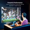 Boss S8A 4K Projector, 7000 Lumens, Android 12, 3GB RAM 128GB Storage, Actual 3D, WiFi & Bluetooth, Home Theater Projector with Free 60" Screen & Mount, Netflix/Prime/YouTube Compatible view 3