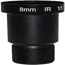 EWAIDI 4K Lens 12.0 Megapixel CCTV IP Camera Lens 8mm M12 S Mount 1/2.5 Inch Distortion Free Surveillance Camera Lens