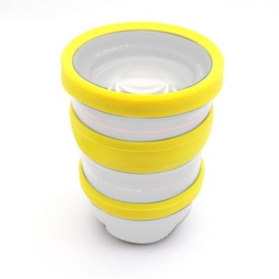EWAIDI 3in1 Silicone Lens Front Ring&Focus Ring&Zoom Ring Rubber Band Protective Cover case for DSLR Camera 52-77mm Caliber Lens Ring(77mm,Yellow)