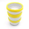 EWAIDI 3in1 Silicone Lens Front Ring&Focus Ring&Zoom Ring Rubber Band Protective Cover case for DSLR Camera 52-77mm Caliber Lens Ring(77mm,Yellow) view 1