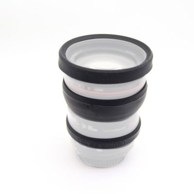EWAIDI 3in1 Silicone Lens Front Ring&Focus Ring&Zoom Ring Rubber Band Protective Cover case for DSLR Camera 52-77mm Caliber Lens Ring(55mm,Black)