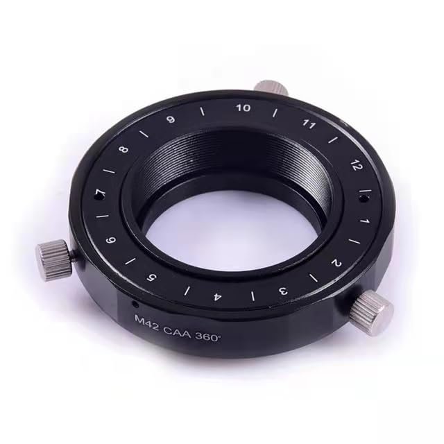 EWAIDI Upgraded M42 / M48 / M54 / M68 CAA 360 Rotation Camera Angle Regulator(M42)
