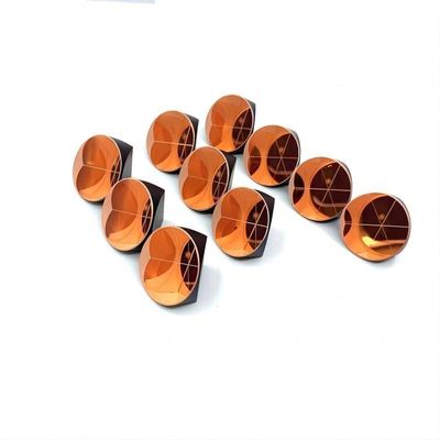 EWAIDI 10 Copper-Plated 1-inch Corner Cubes with a Diameter of 25.4mm and Three-Sided retroreflectors(Copper Plating)