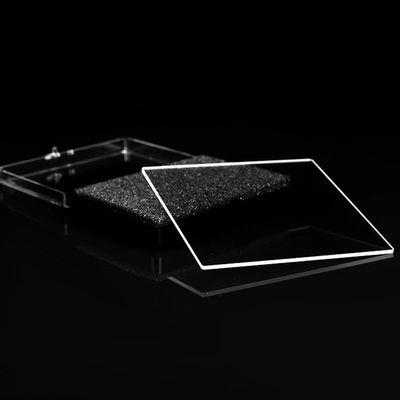 EWAIDI Quartz Glass Plate Various Specifications Transparent UV(20x20x1mm)