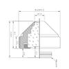 EWAIDI HD 2.0 Mega Pixels 3.7mm Pinhole Lens with IR Filter for CCTV Security Cameras M12 Mount F2.0 Aperture Fixed Aperture 1/3" Image Format view 4
