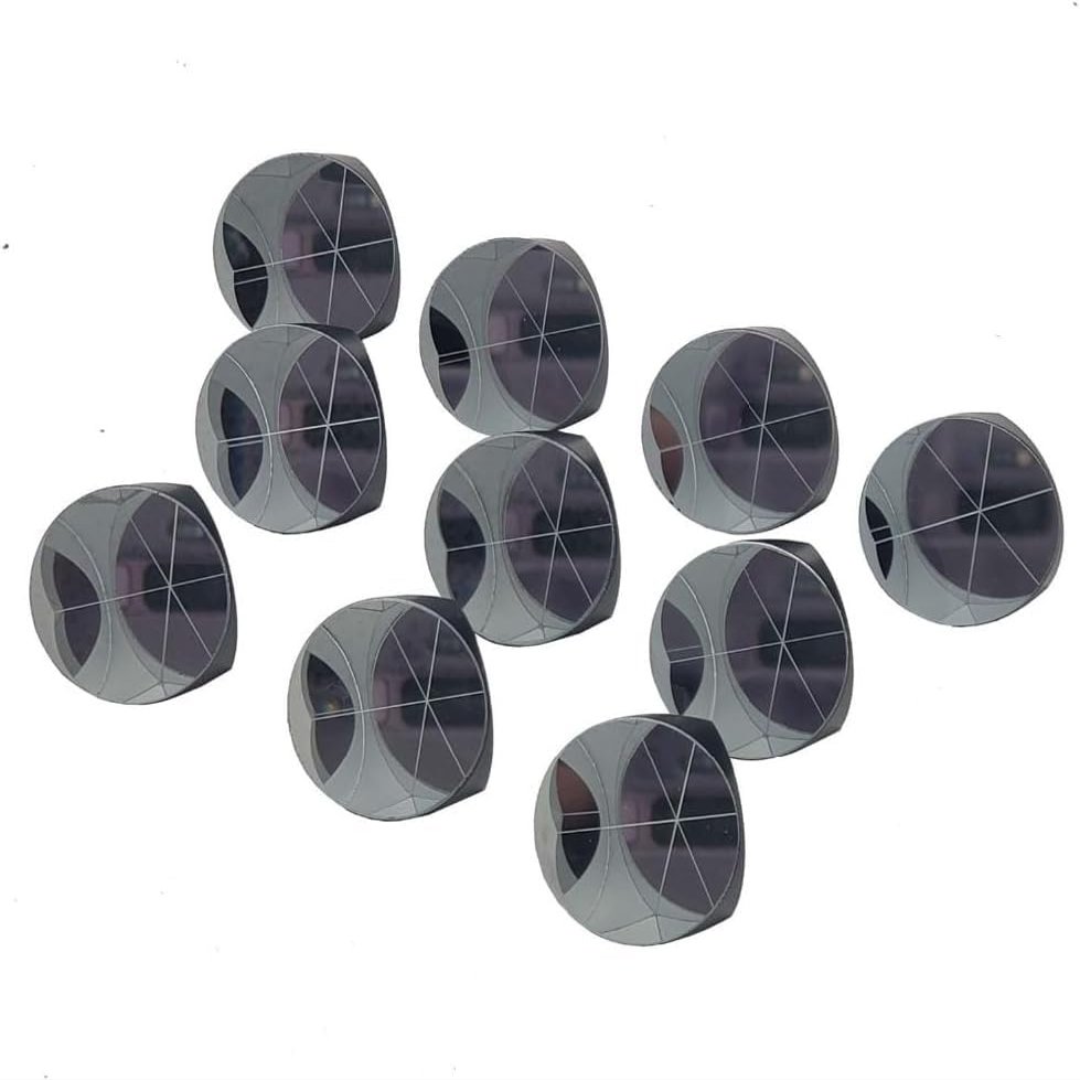 EWAIDI 10 Copper-Plated 1-inch Corner Cubes with a Diameter of 25.4mm and Three-Sided retroreflectors(Silvering)