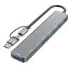 HapGlan USB C Docking Station USB3.0 2.0 Fast Data Transfer and Charging Capabilities PD100W Card Reader Multiple Port5 Option view 1