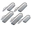 HapGlan USB C Docking Station USB3.0 2.0 Fast Data Transfer and Charging Capabilities PD100W Card Reader Multiple Port5 Option view 3