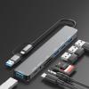 HapGlan USB C Docking Station USB3.0 2.0 Fast Data Transfer and Charging Capabilities PD100W Card Reader Multiple Port5 Option view 4