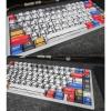 136Keys/set Mixed Lights Dye Sublimations Keycap Original Height Keycaps for Mechanical Keyboards view 3